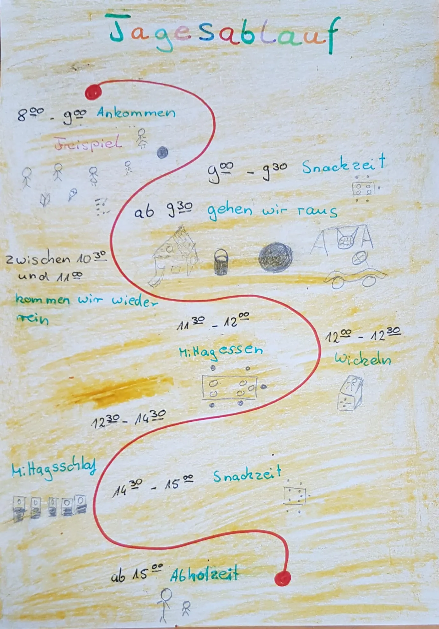 Arbeitsblatt für Kinder von Wald und Wiesenzwerge 